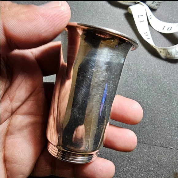 Vintage Norwegian 830S Silver Small Cup Hall Marked On Bottom 33 Grams - Picture 4 of 8